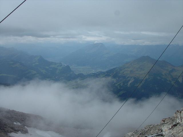 Schesaplana in de wolken