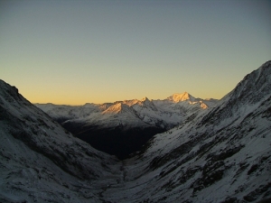 Uitzicht vanuit de Eisseehütte